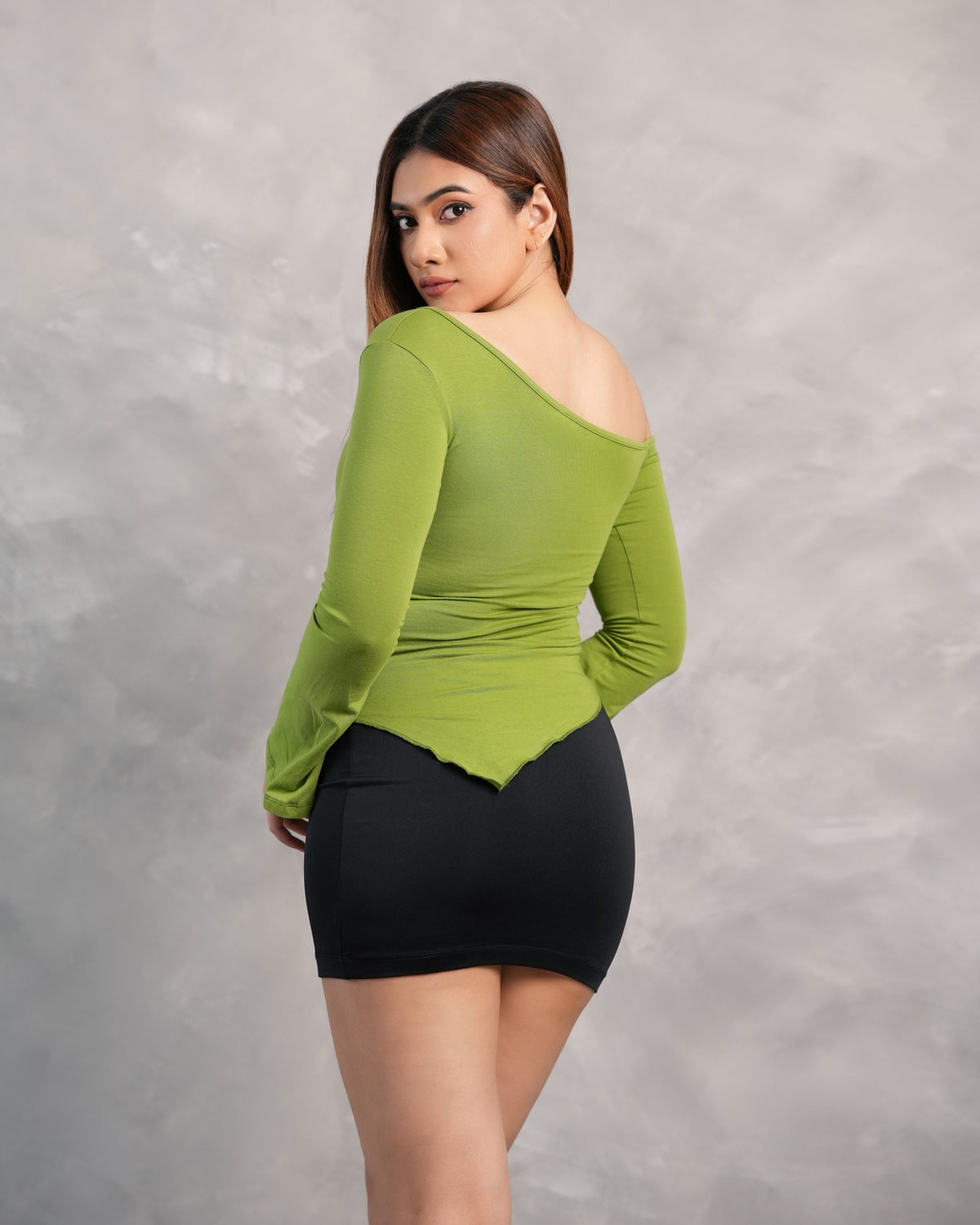 Viola Top - Pistachio Green