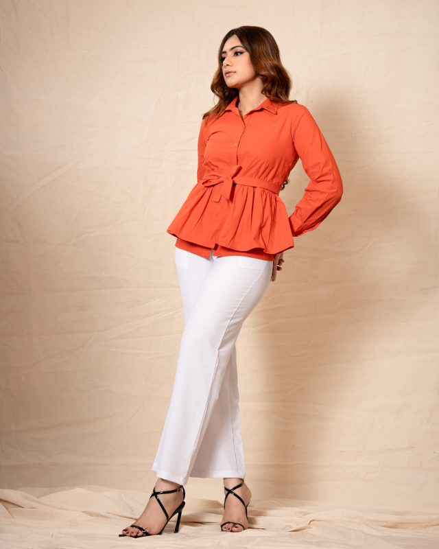 Poppy Shirt – Orange