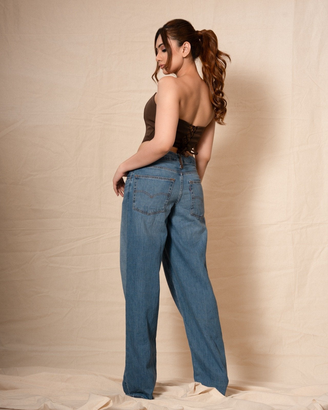 Corset Top – Brown