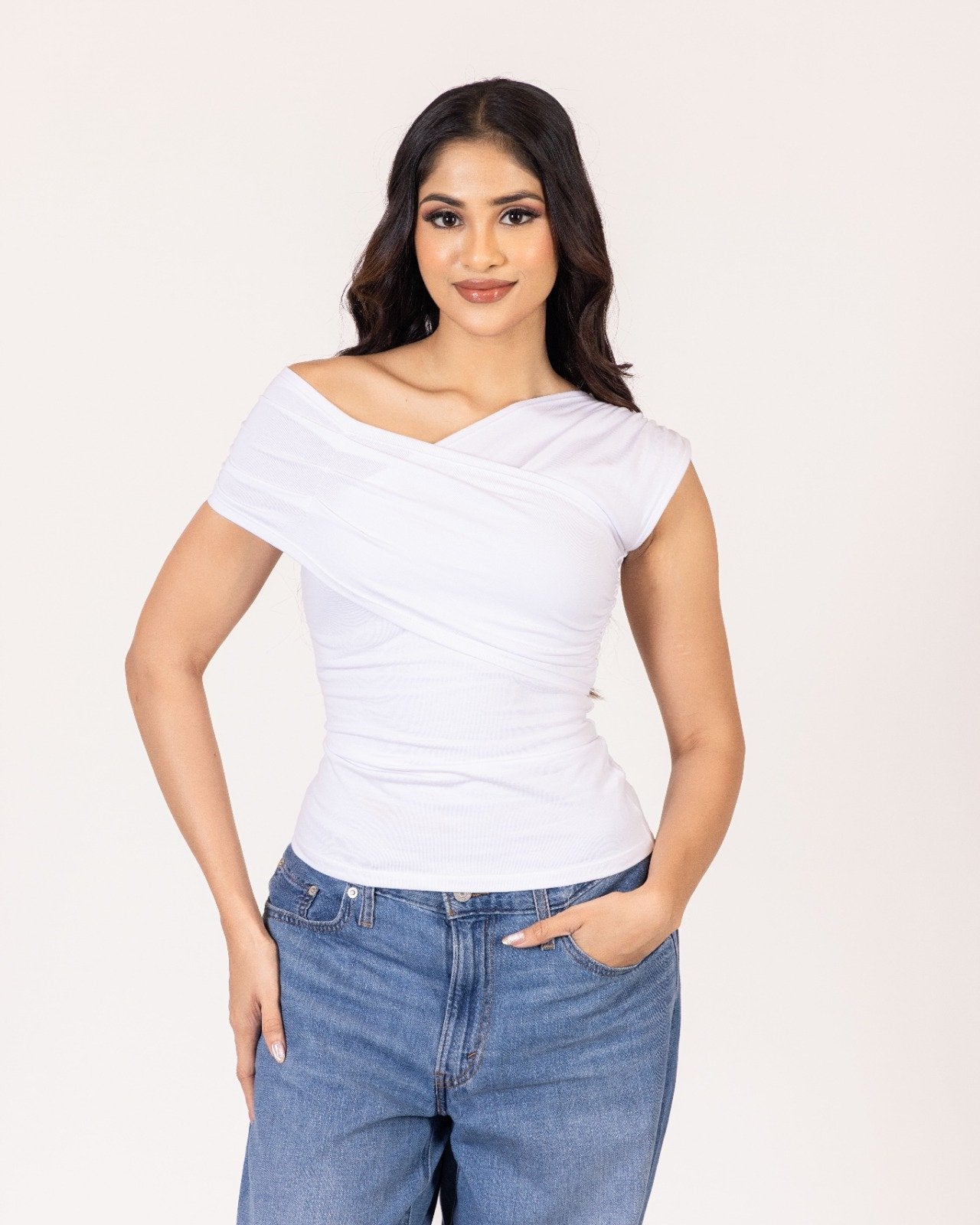 Elara Top – White