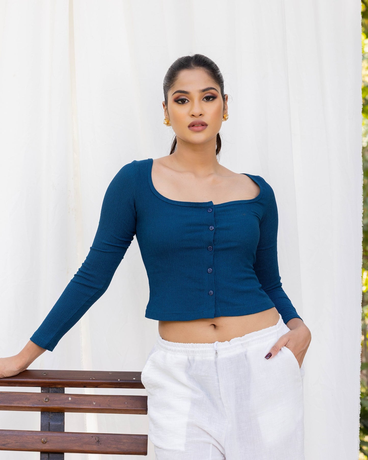 Emila Top – Blue