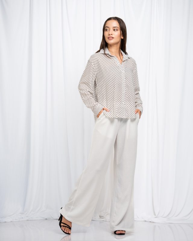 Moss Shirt – Polka Brown