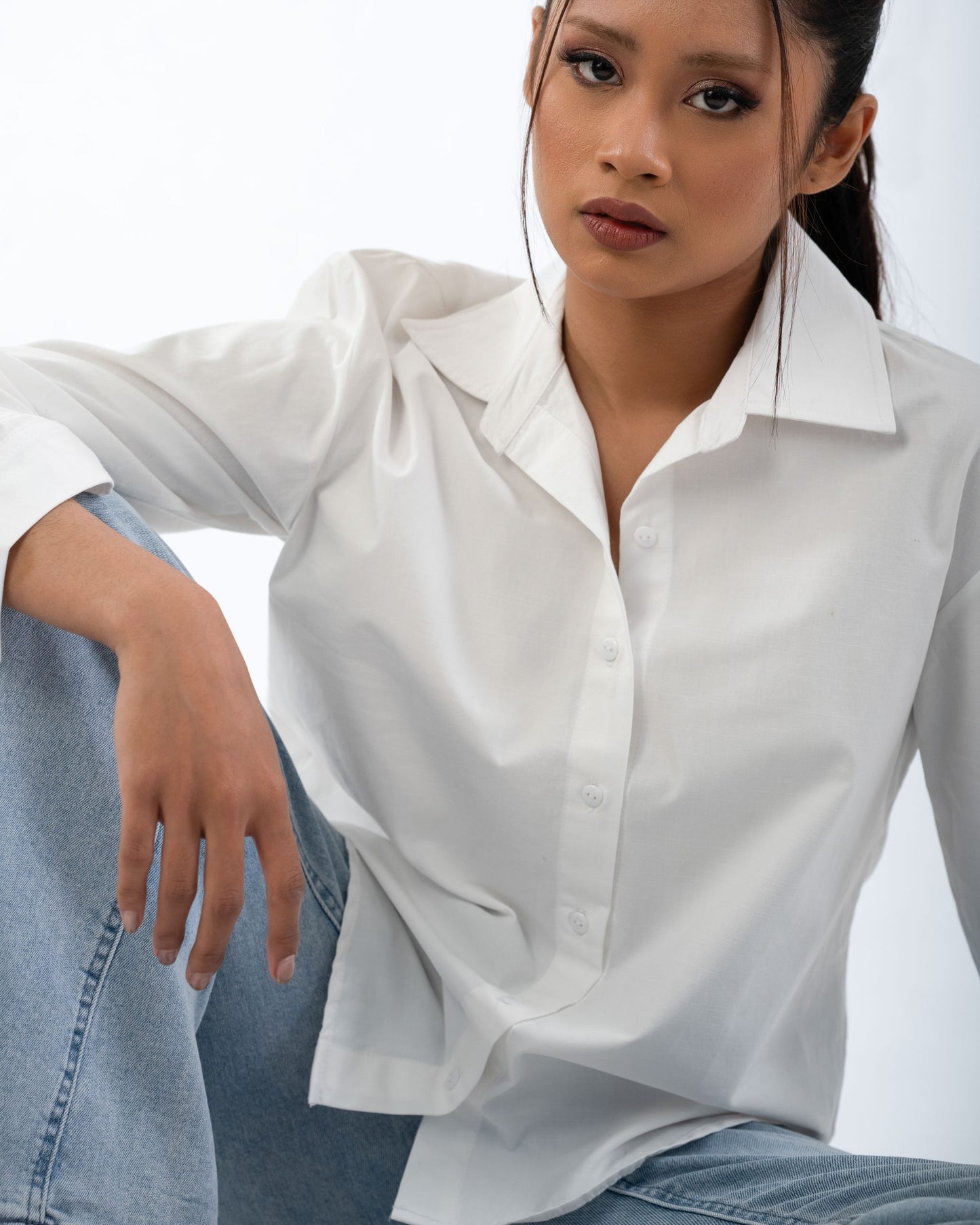 Cotton Core Shirt – White