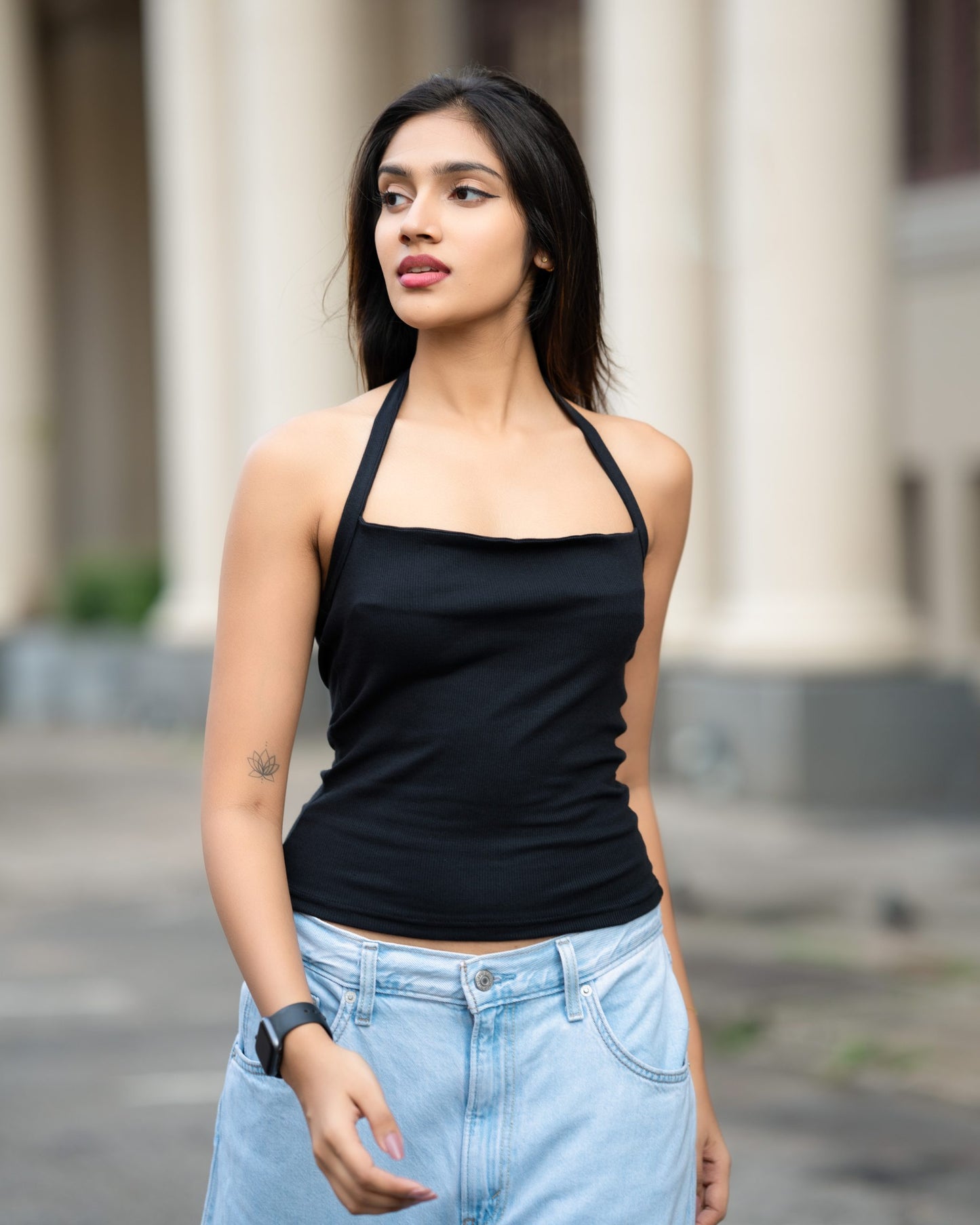 Basic Halter Top – Black