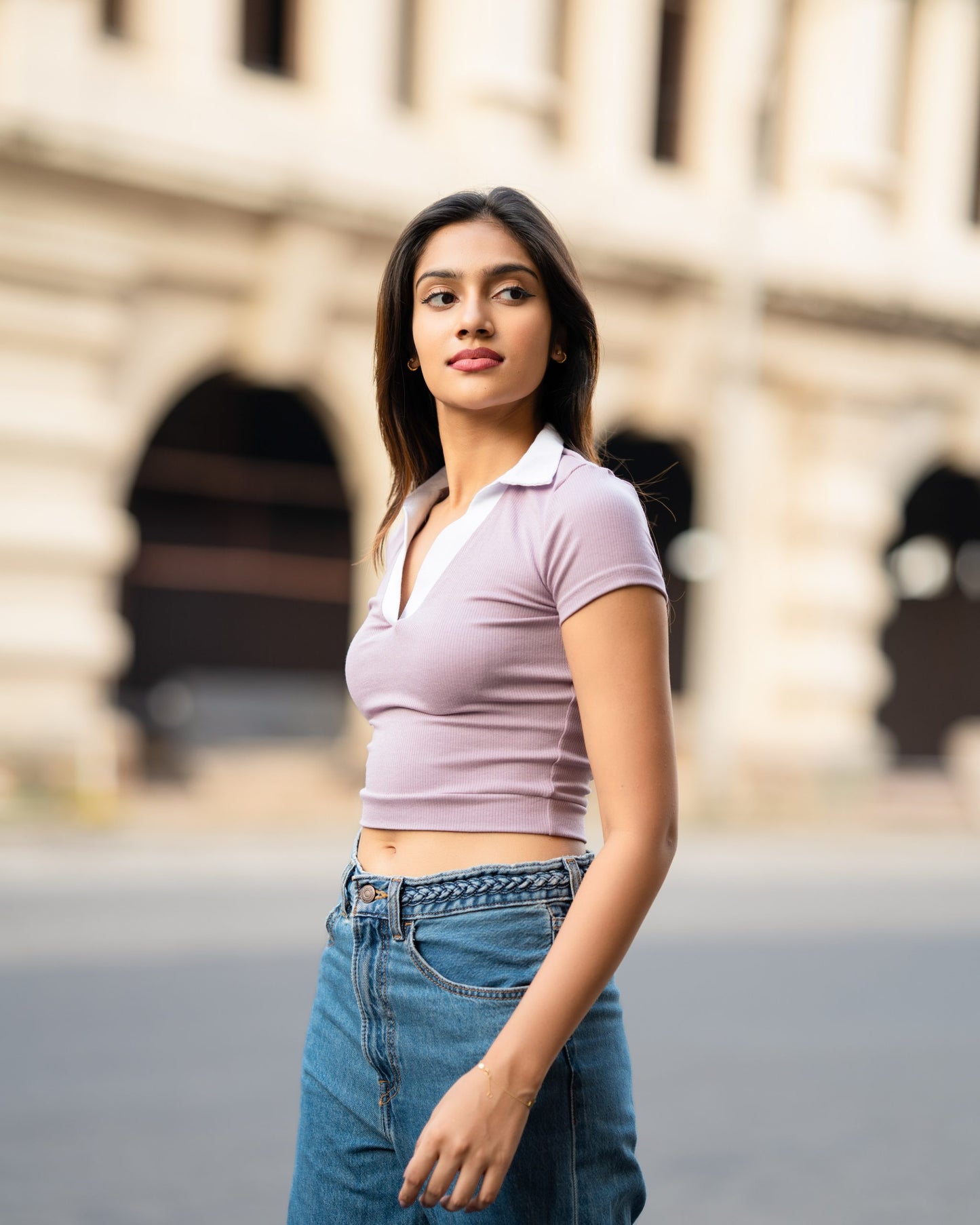 Velina Top Purple