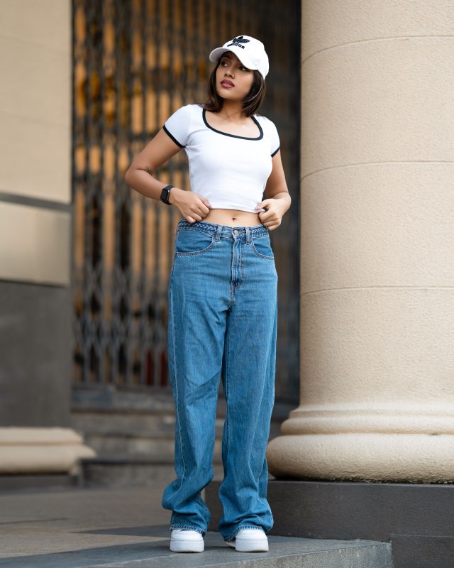 Square Neck Top P – White