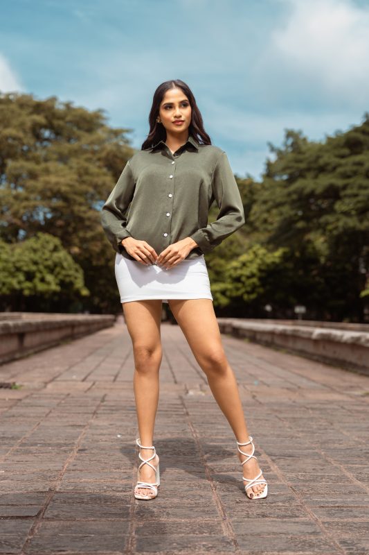 Sattin Olive Shirt