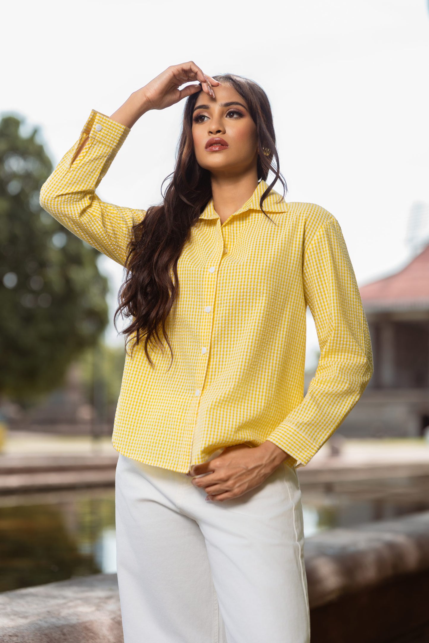 Golden Hour Cheked Shirt