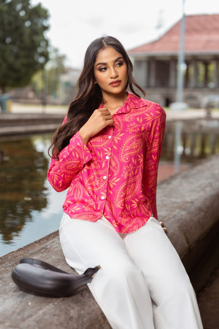 Magenta Meadow Shirt