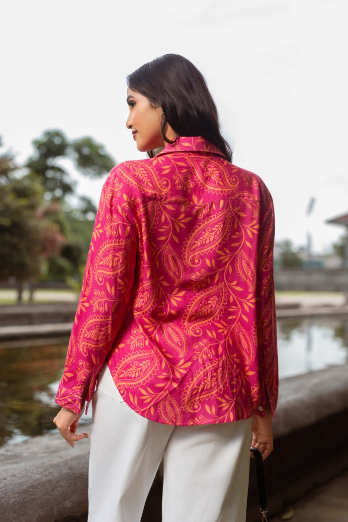 Magenta Meadow Shirt