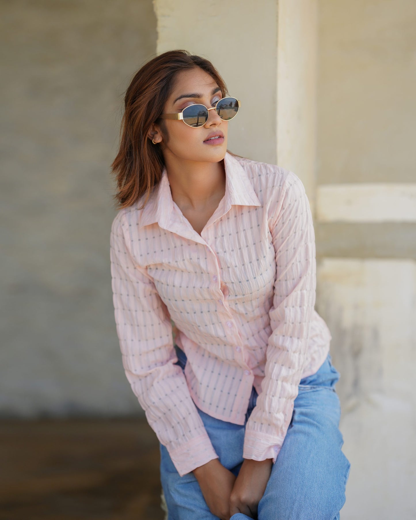 Echo Shirt – Light Pink
