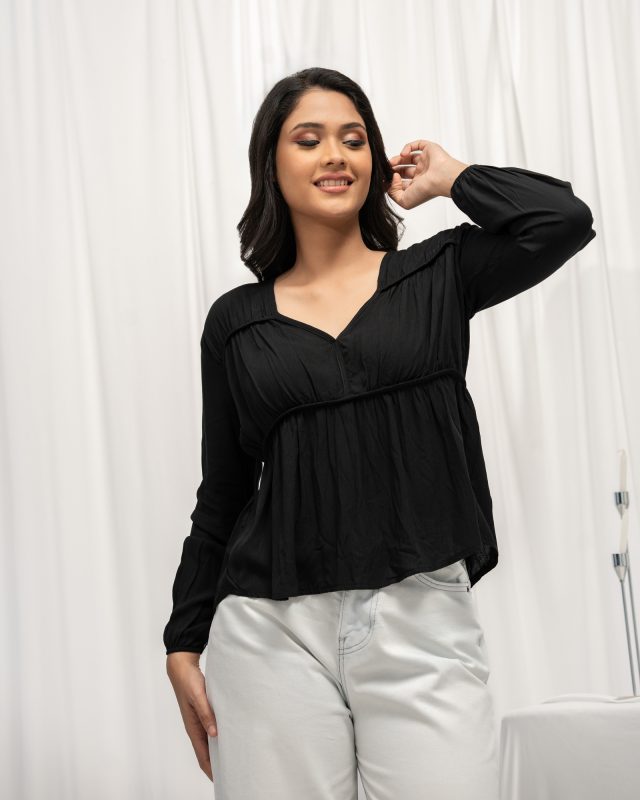 Selene Top – Black