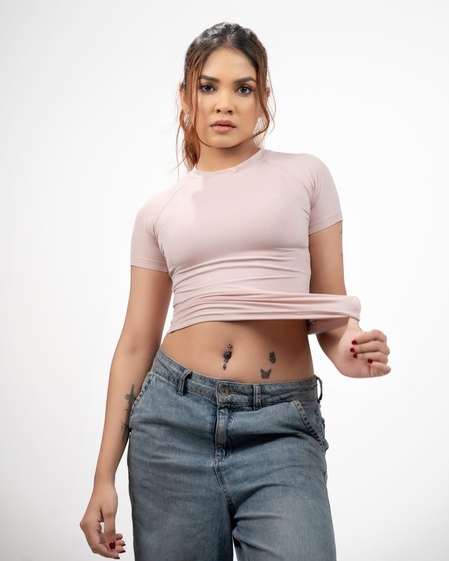 Raglan Fitted Top – Thistle