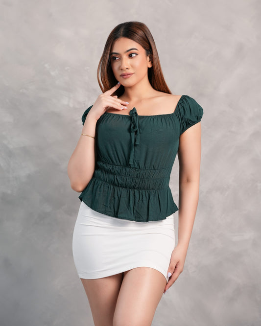 Lily Blouse – Forest Green