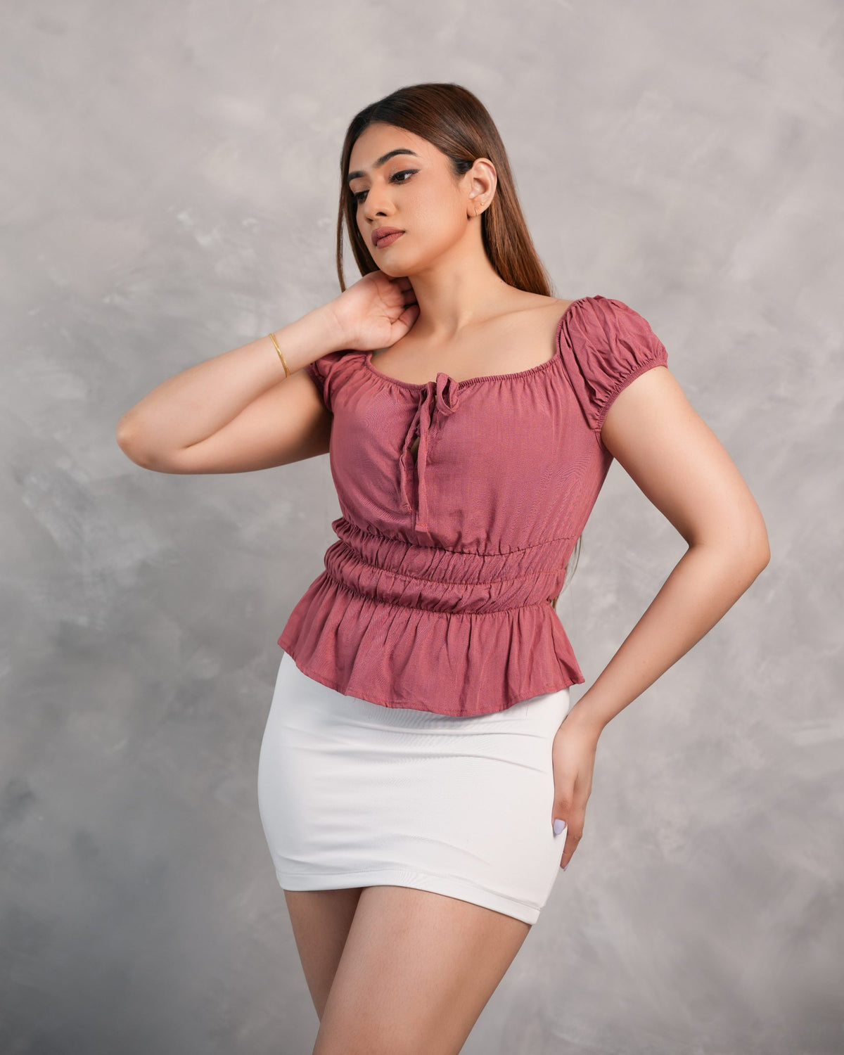 Lily Blouse – Dusty Rose