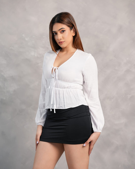 Aria Top - White