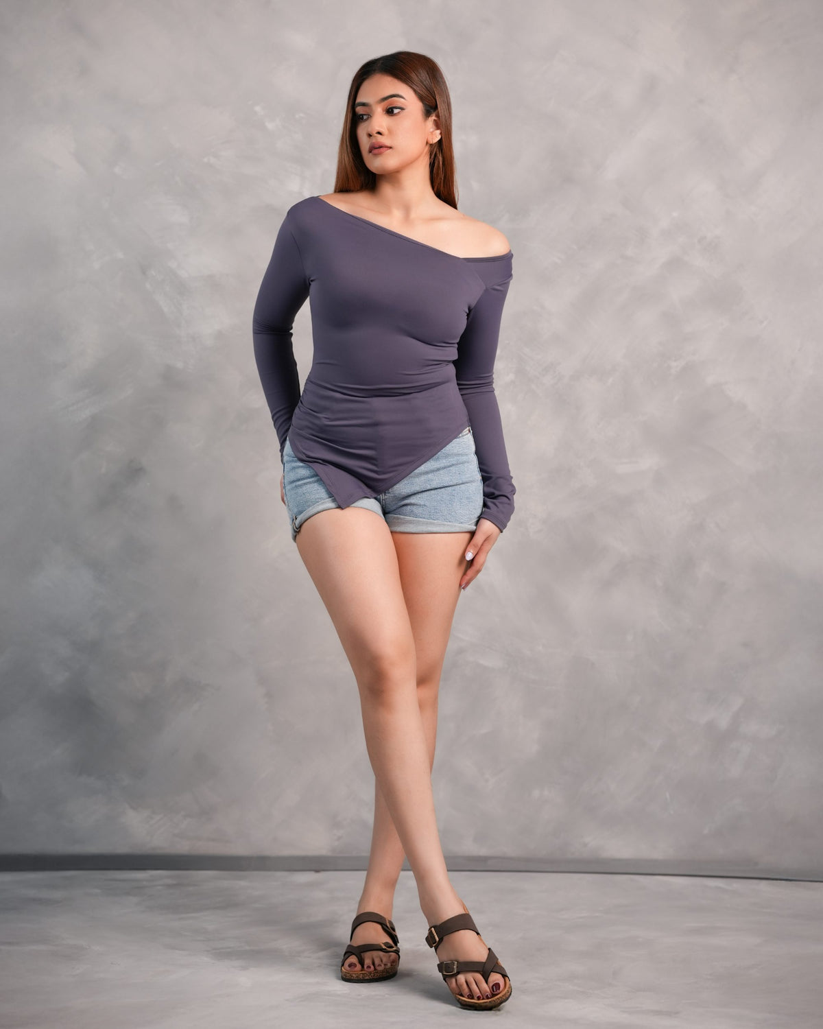 Nyla Top – Dusty Purple