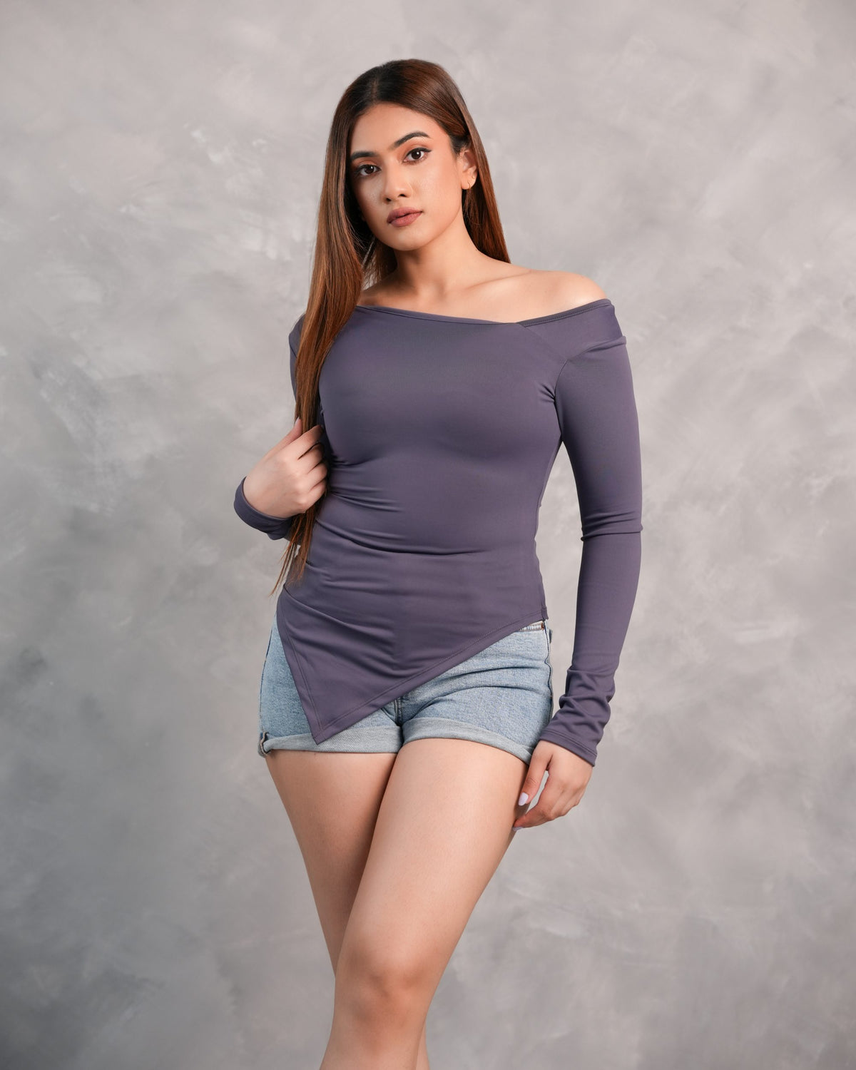 Nyla Top – Dusty Purple