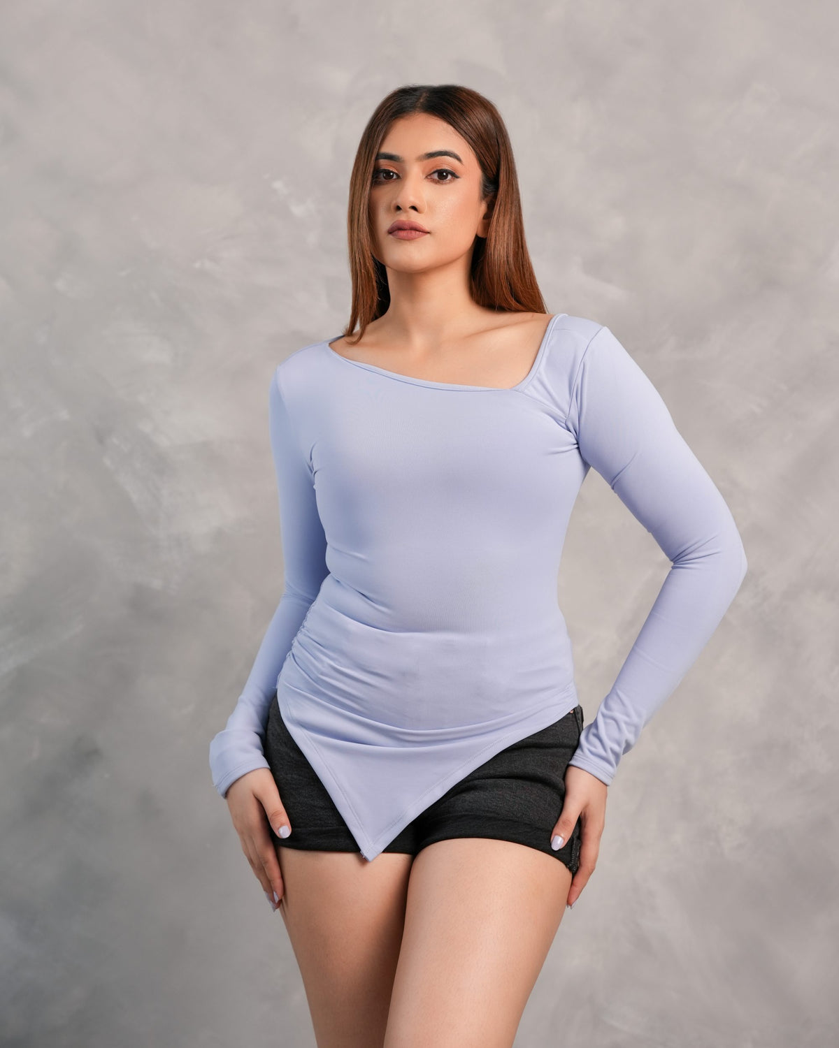 Nyla Top – Lavender Blue
