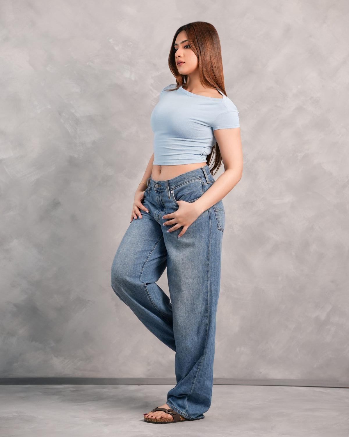 Skye Top - Baby Blue