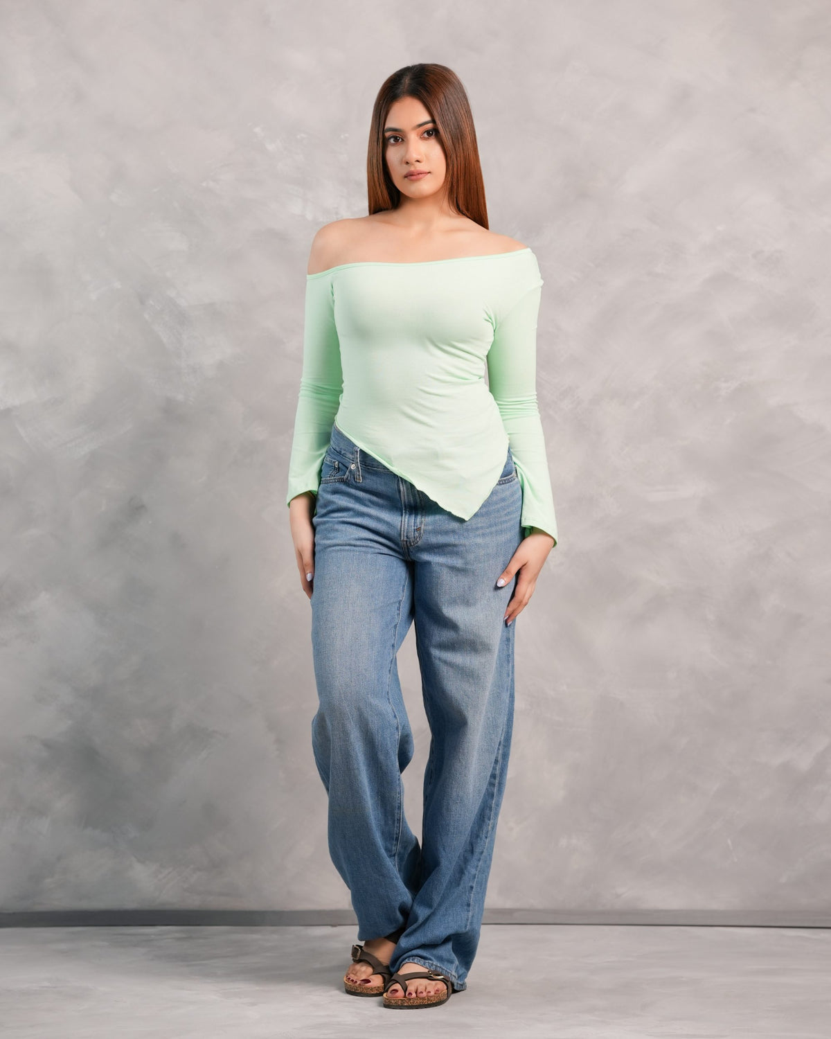 Viola Top - Mint Green
