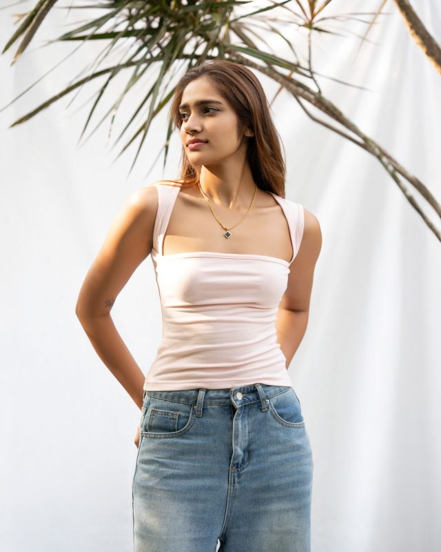 Tulle Top – Light Pink