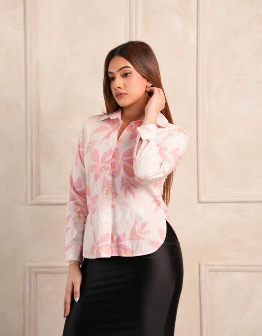 Petunia Print Shirt