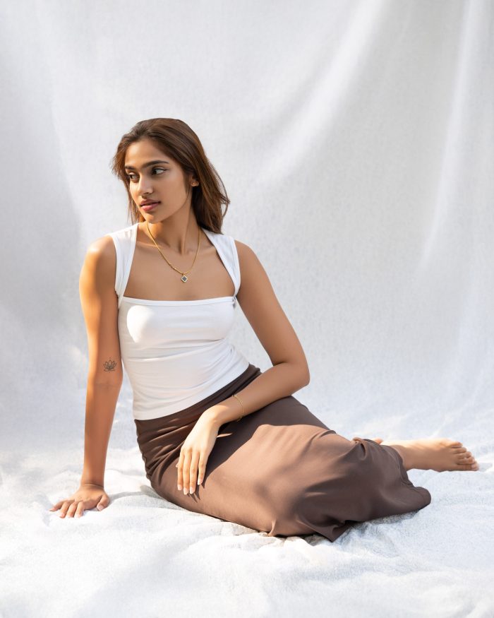 Tulle Top – White