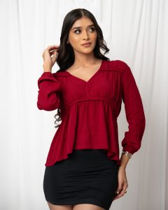Selene Top – Red