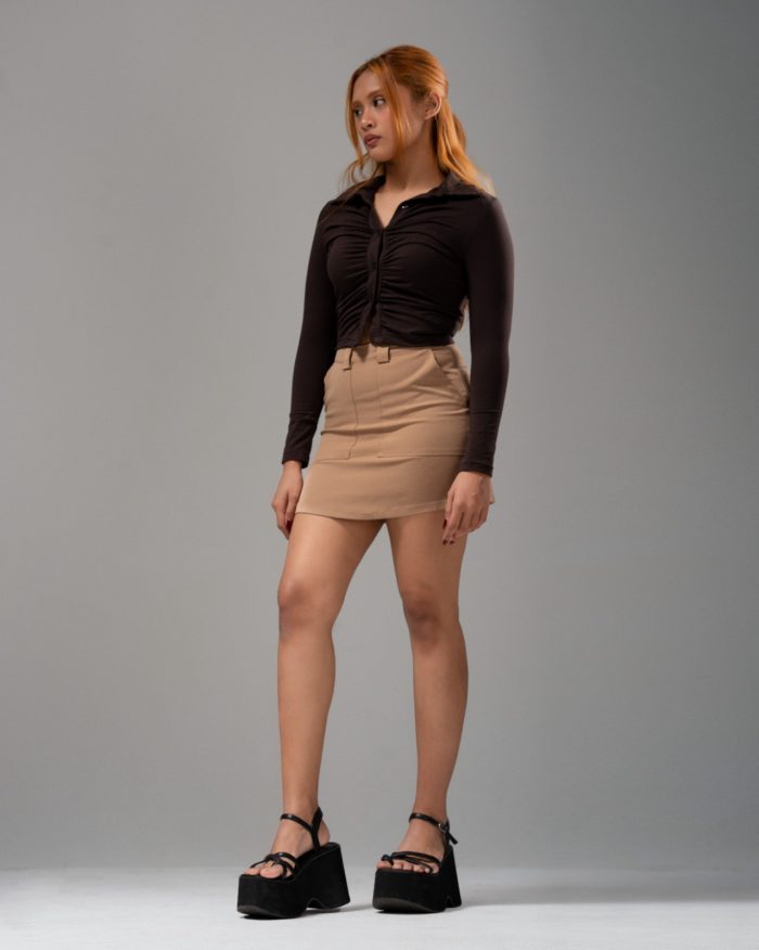 Nora Top – Brown