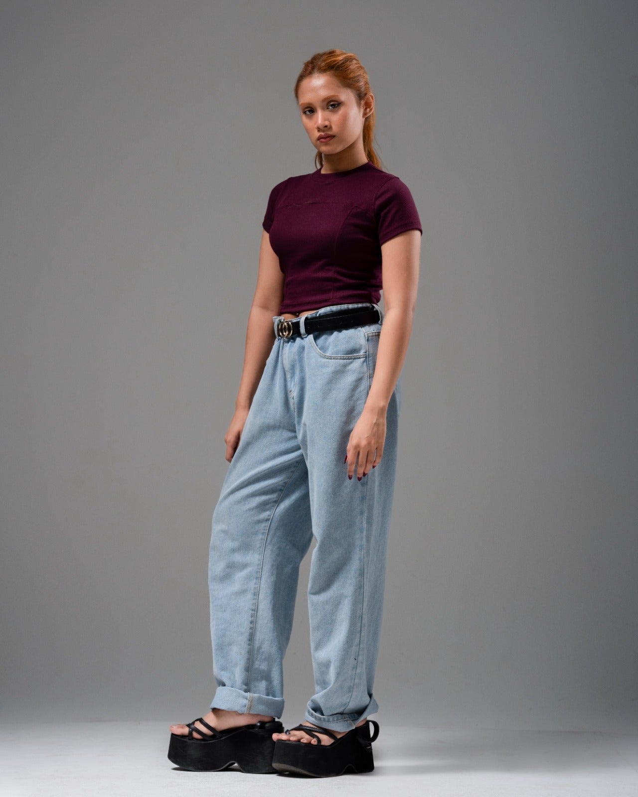 Corline Top – Dark Purple