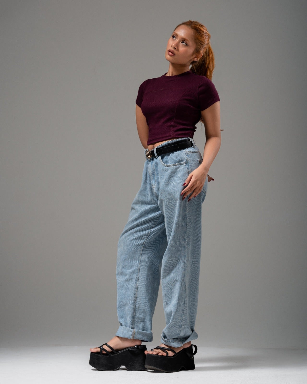 Corline Top – Dark Purple