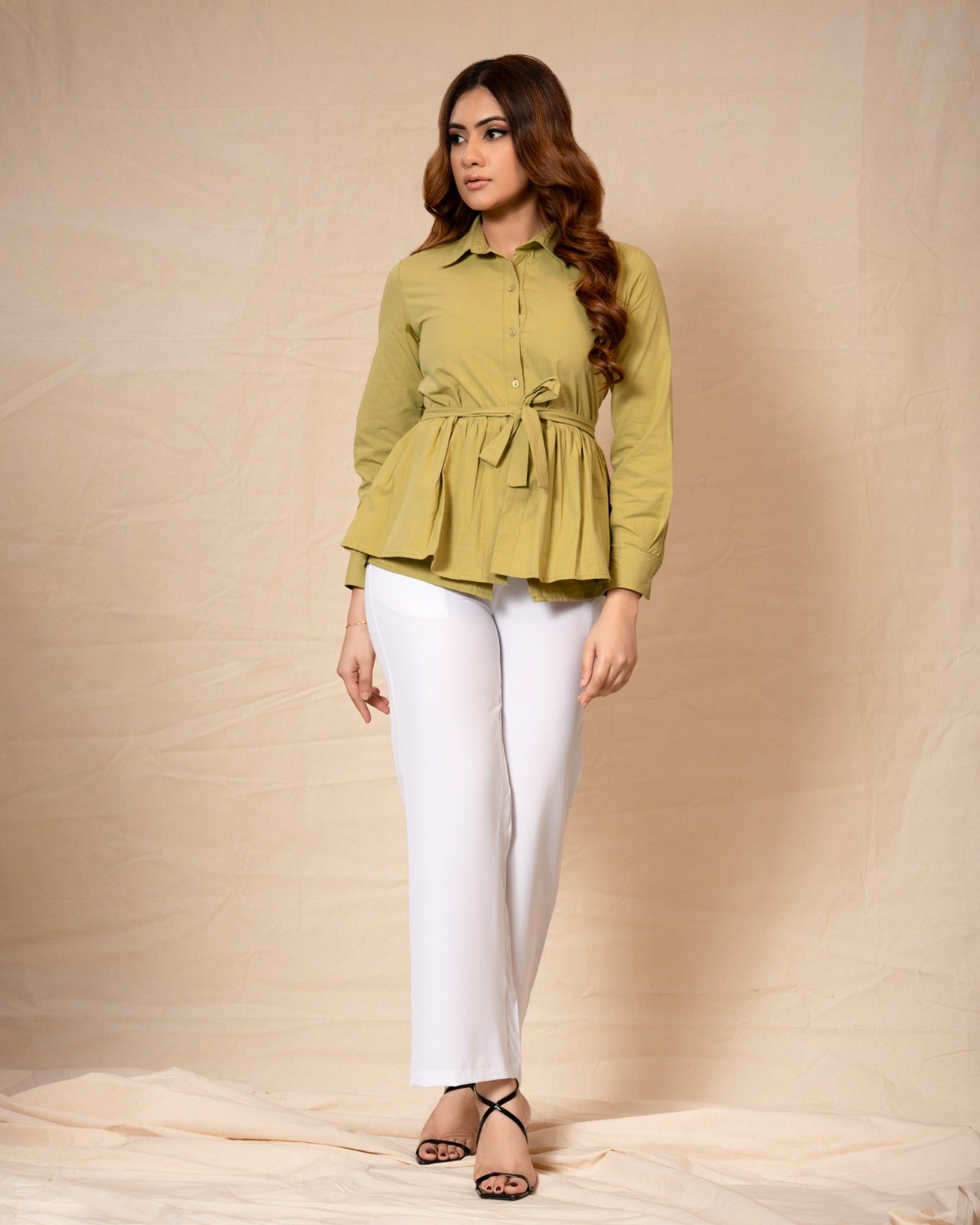 Poppy Shirt – Olive Green