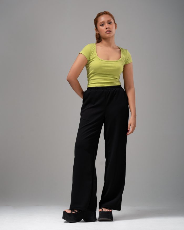 Square Neck Top – Lemon